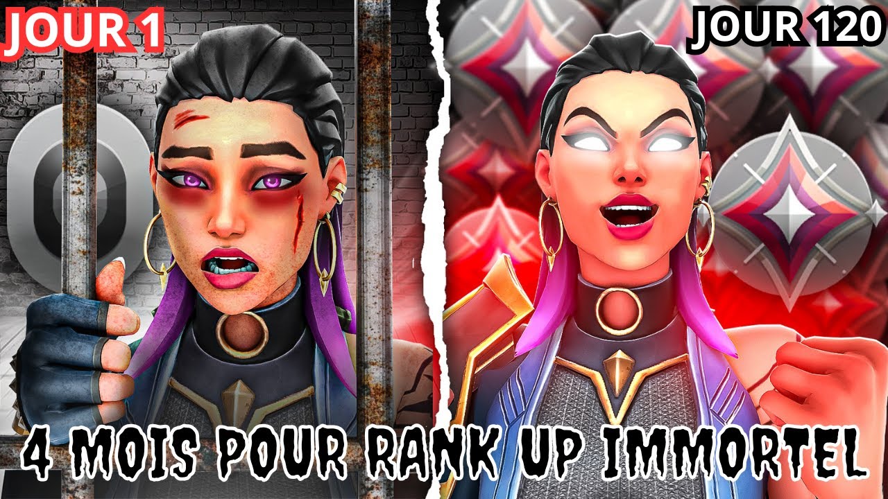 4 MOIS POUR PASSER IMMORTAL SUR VALORANT SINON JE T'OFFRE 200 EUROS DE SKIN (ep2)