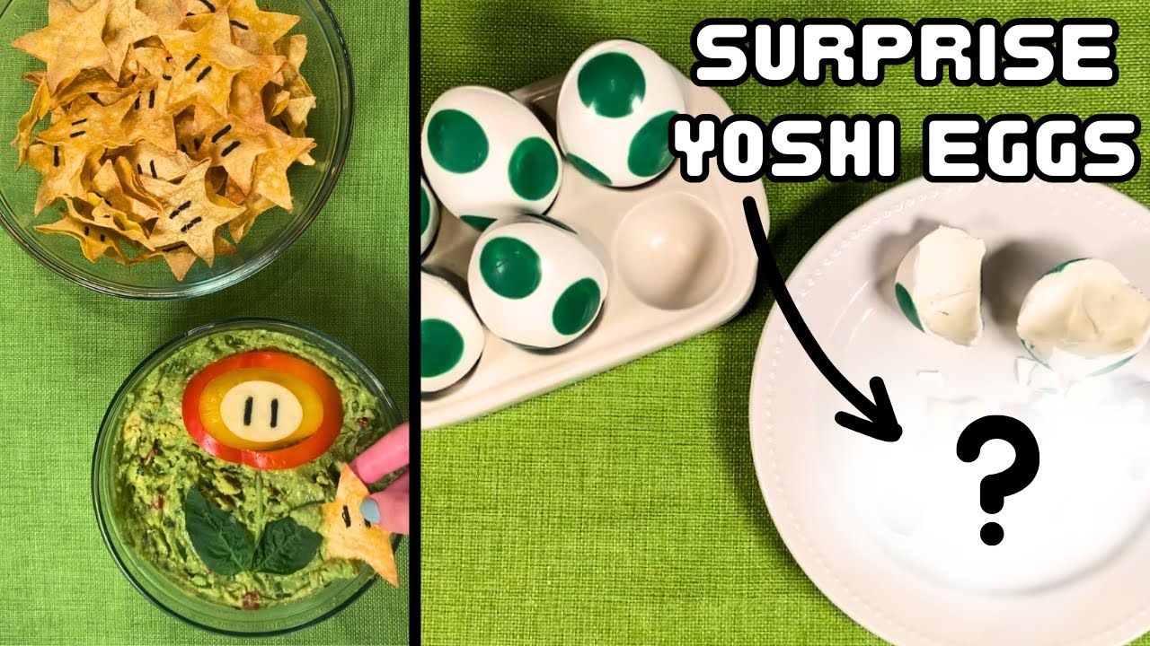 Super Mario Bros Snacks & Treats | Easy Nintendo Foods at Home
