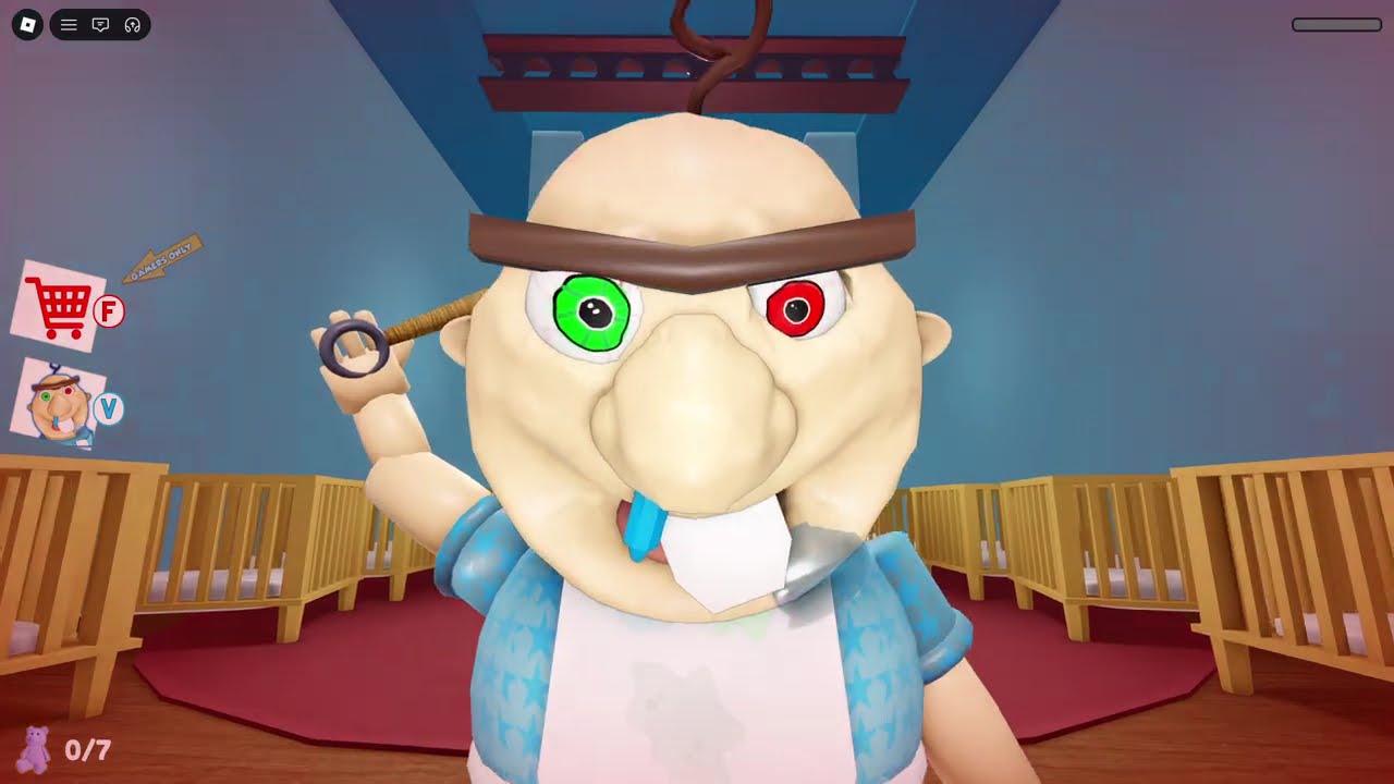 Escape Baby Bobby Daycare! FIRST PERSON OBBY roblox! Gameplay Walkthrough No Death 4K