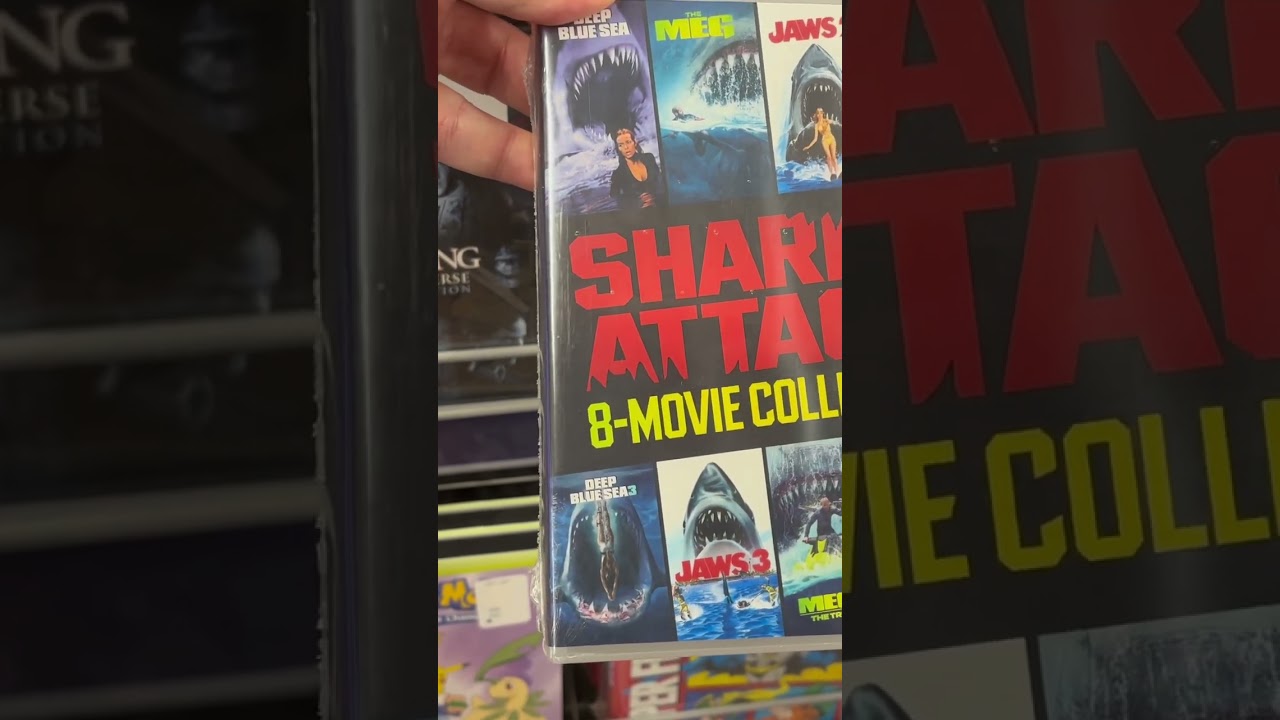 Коллекция DVD «Акула атакует» в Walmart. Покупка DVD 
