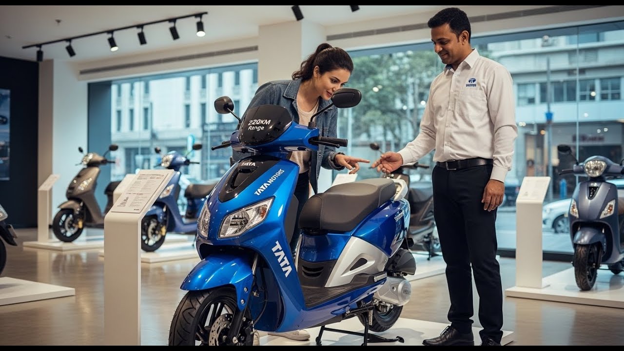 TATA Electric Scooter 🚨 220KM Range | Ola–Ather की छुट्टी? | Full Details 🔥