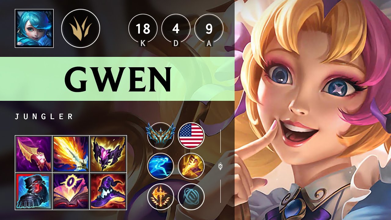 Gwen Jungle vs Volibear - NA Challenger Patch 25.15