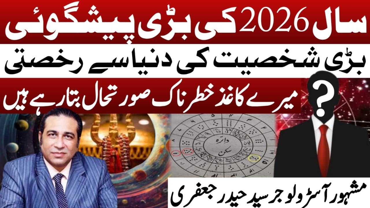 Dangerous Prediction About 2026 | What Is Going to happen ? | Syed Haider Jafri