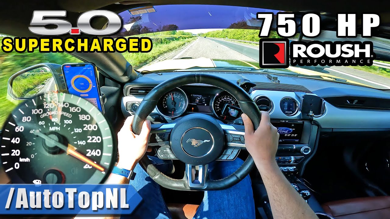 750HP FORD MUSTANG GT SUPERCHARGED on AUTOBAHN by AutoTopNL