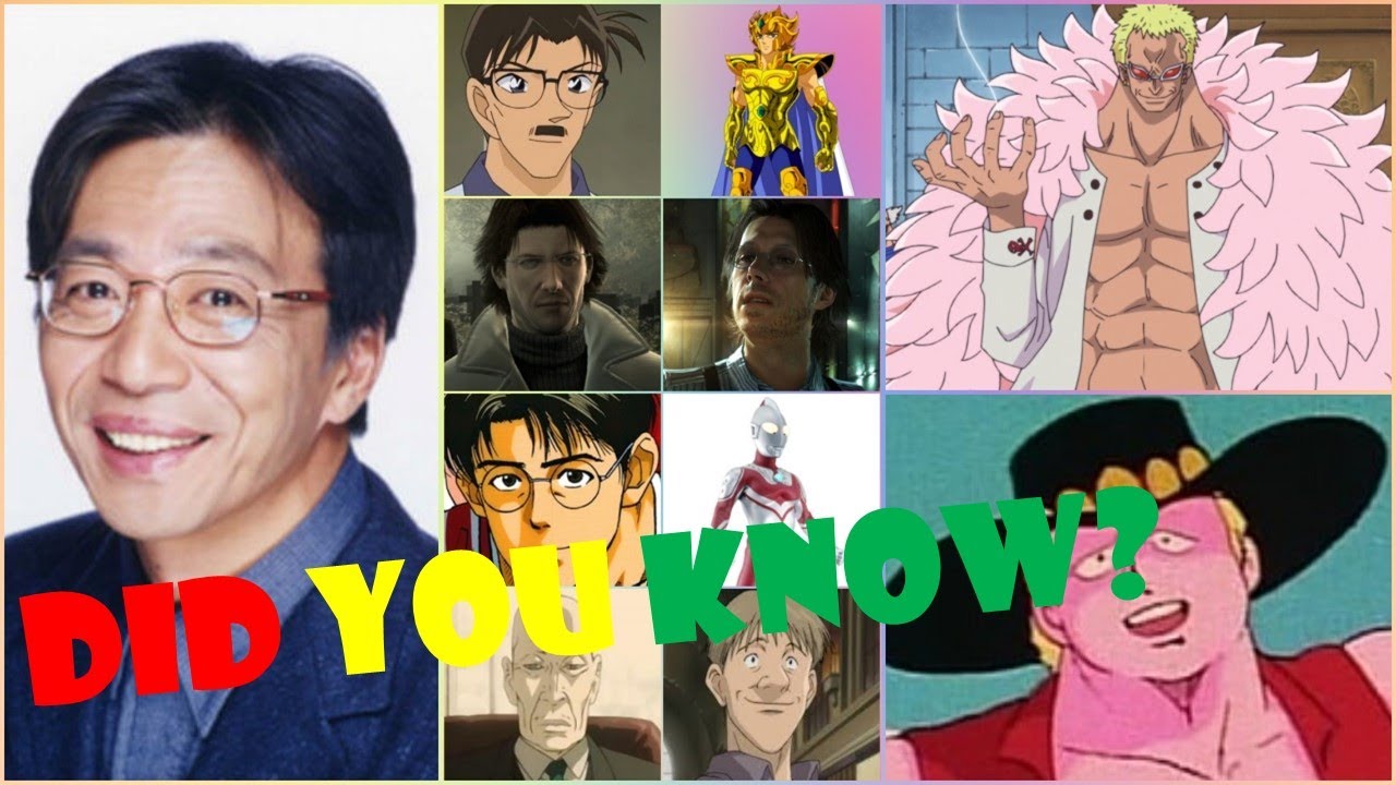 Hideyuki Tanaka (Doflamingo/Terryman) - Voice acting/seiyuu 田中秀幸声優