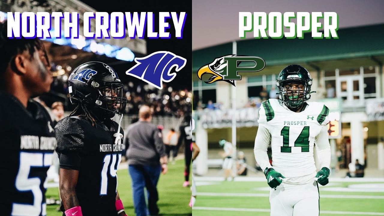 DALLAS 6A PLAYOFF FOOTBALL IN THE RAIN 🔥🔥 North Crowley vs Prosper | Texas High School Football