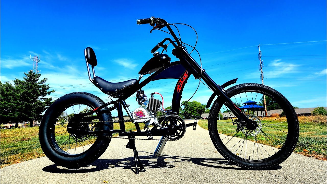 Обзор и поездка на квадроцикле Zeda Brigand Chopper от Bicycle-engines.com с комплектом моторизов...