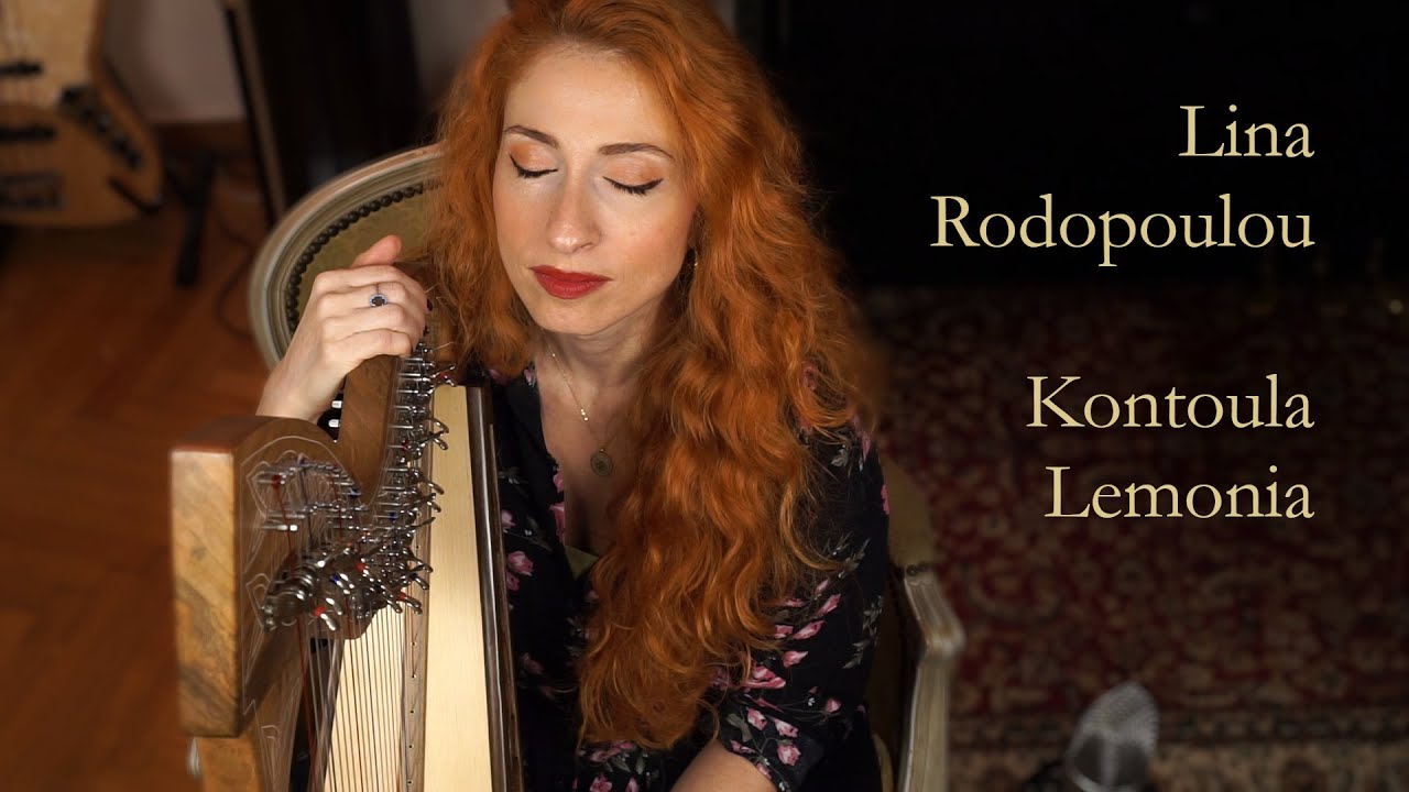 Λίνα Ροδοπούλου - Κοντούλα Λεμονιά  | Celtic Harp & Keyboards cover, feat. Stefanos Kozanis