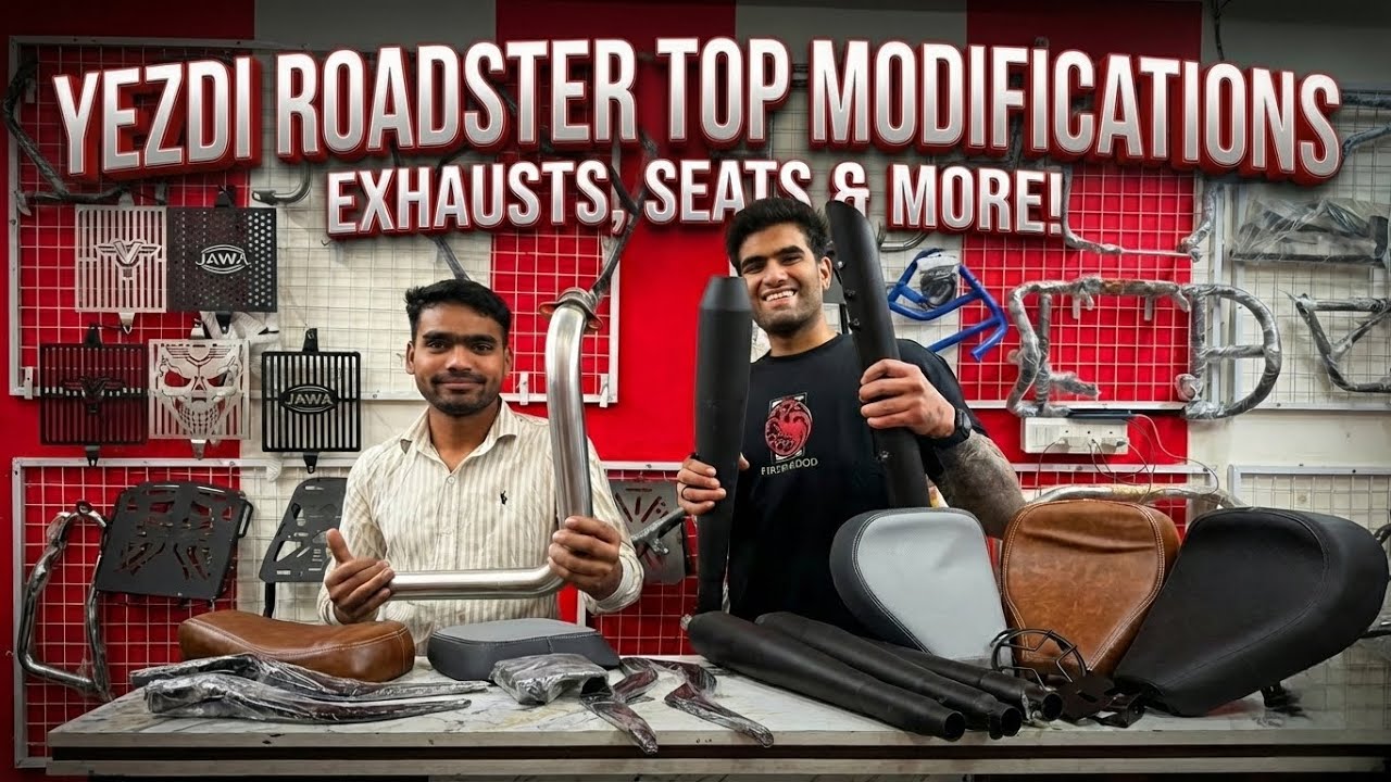 First Thing To Do After Buying Yezdi Roadster | Loading Yezdi Roadster With Best Accessories