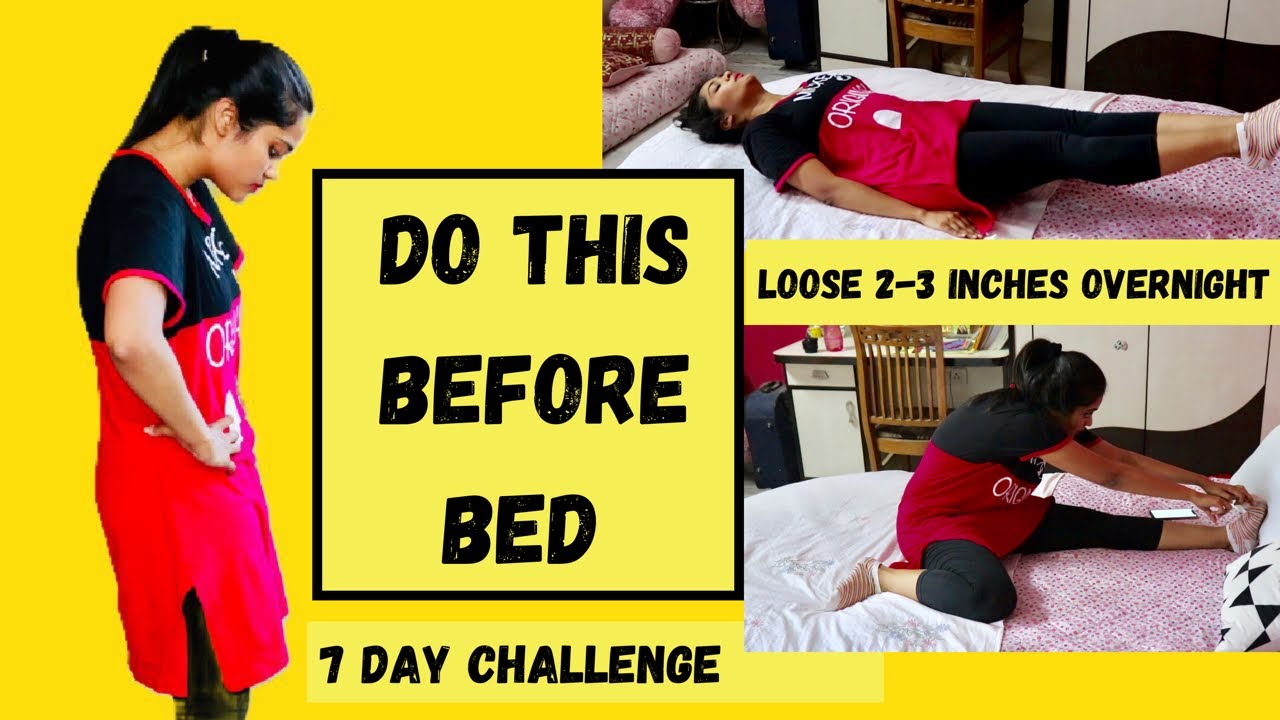 Reduce Belly Bloating | 10 Min BedTime Workout for Lower Abs |7 Day Challenge |Somya Luhadia