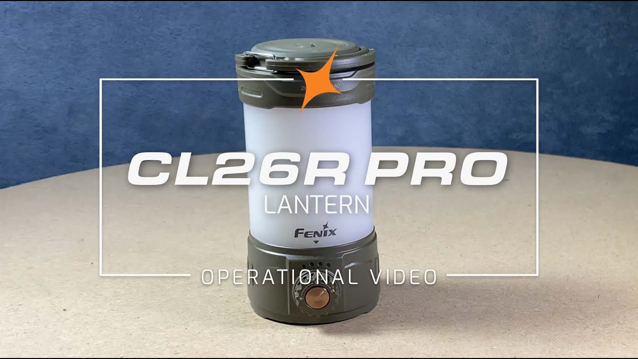 Fenix CL26R PRO Lantern - Operating Instructions