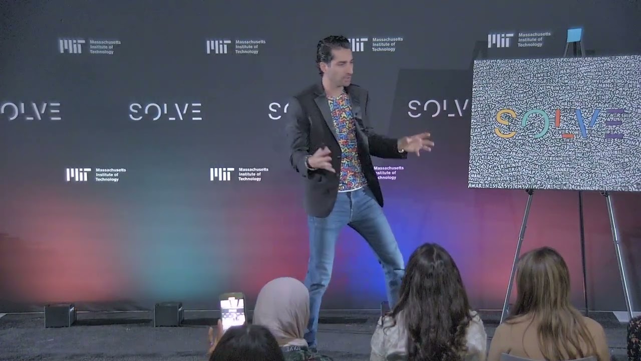 Impact Artist Marco Santini Presents Custom Work at Solve Challenge Finals 2023