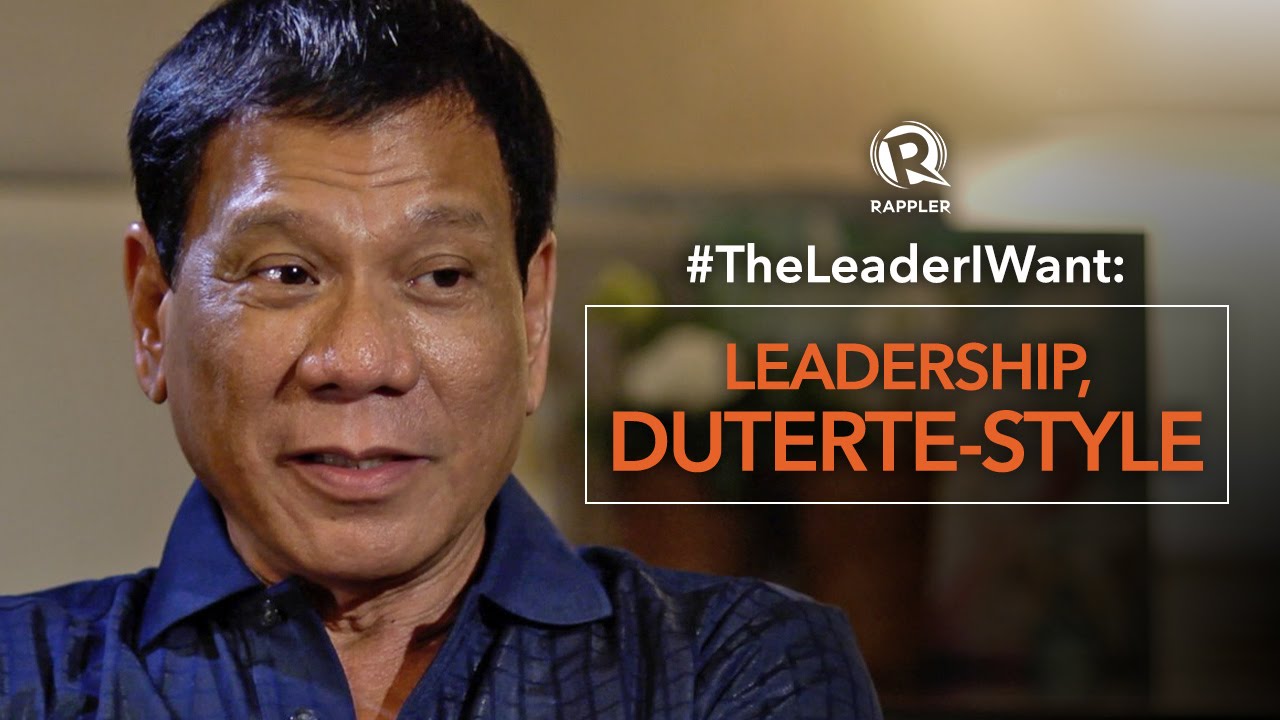 #TheLeaderIWant: Leadership, Duterte-style