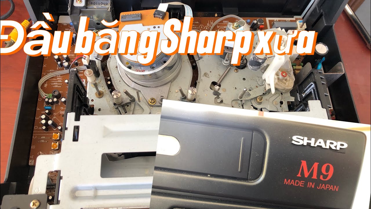 Đầu băng SHARP cũ xưa mà còn mới như vầy sao ? #đồcũ #sharp 
