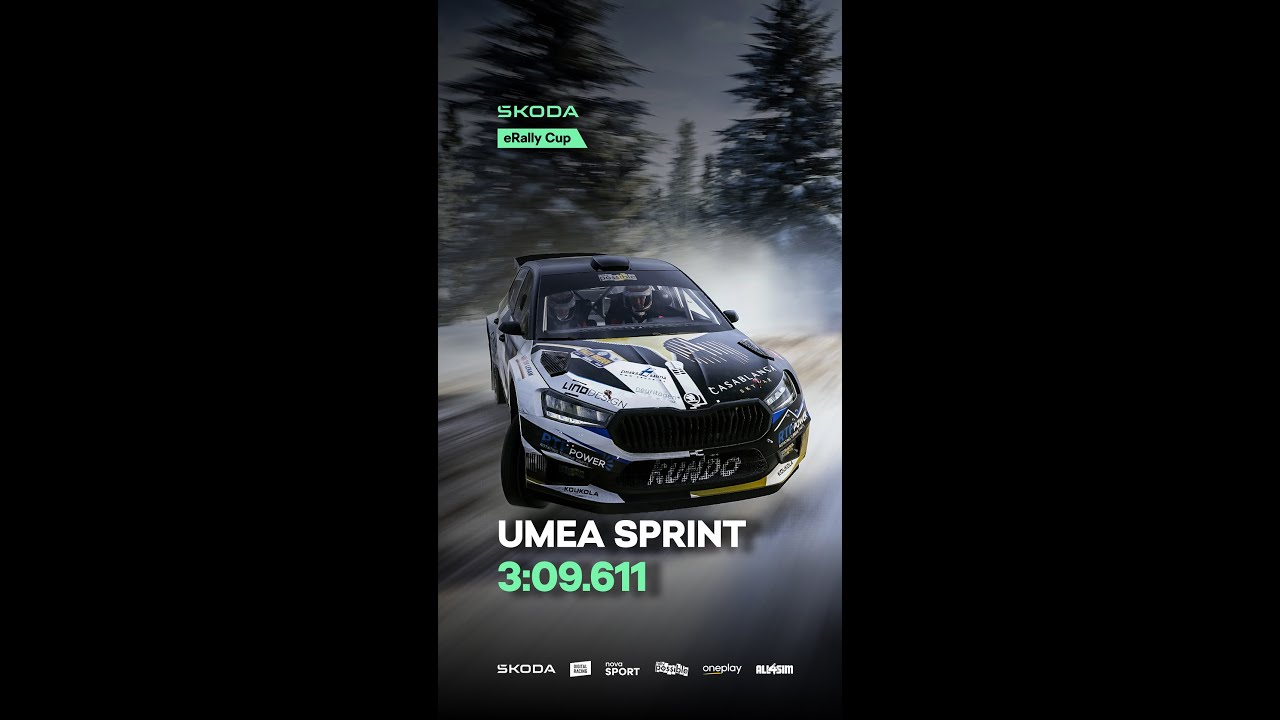 Škoda-eRally cup 2025 - Umea sprint powerstage