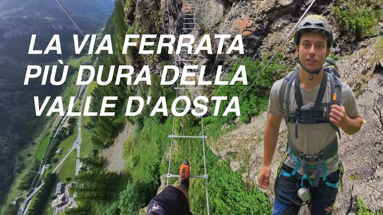 La VIA FERRATA più DIFFICILE della Valle d'Aosta e (forse) d'Italia!