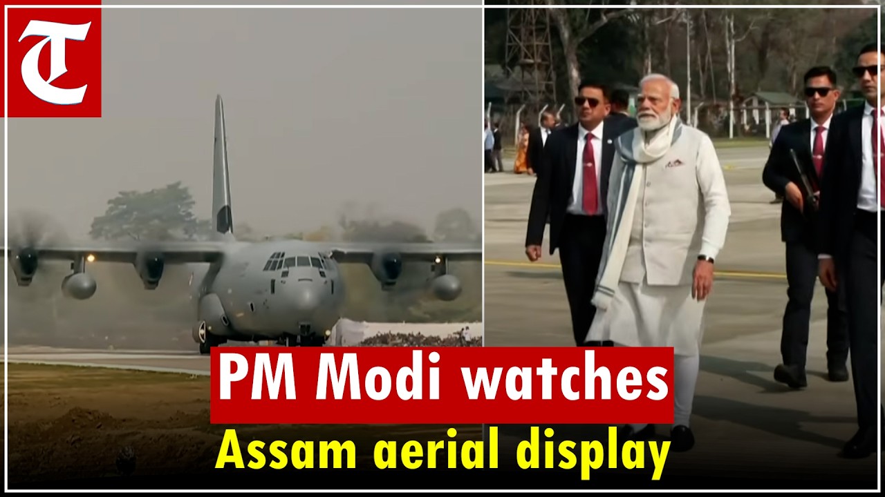 LIVE: PM Modi Witnesses Aerial Display of Fighters, Transports and Helicopters in Dibrugarh