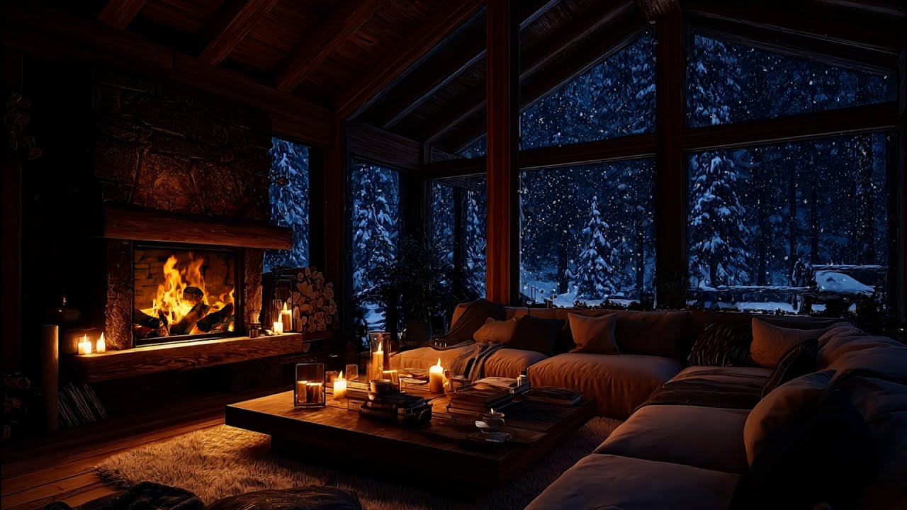 🎹 Gentle Piano Melodies on a Winter Night | Serene Music for Better Sleep, Relaxation & Serenity ❄️
