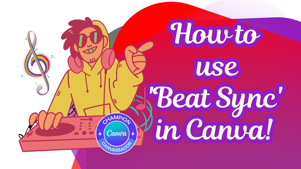How to use Beat Sync in Canva! ☀️😊