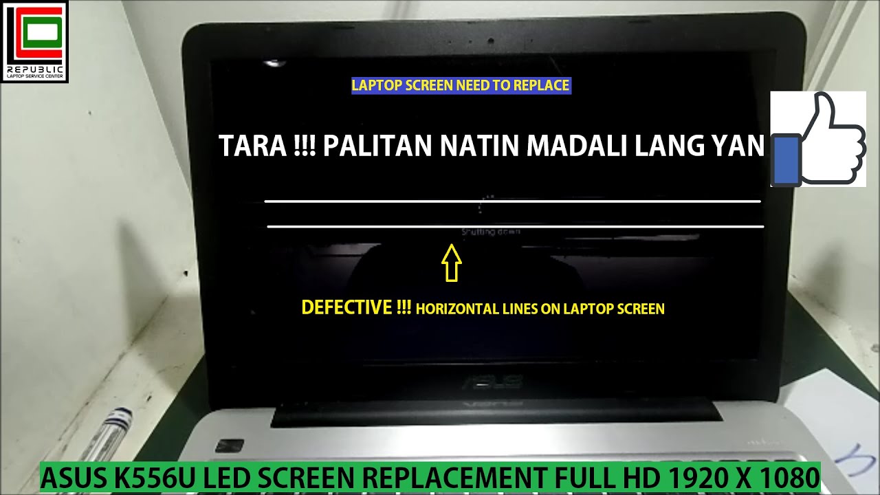 How to Replace Defective Screen of ASUS K556u