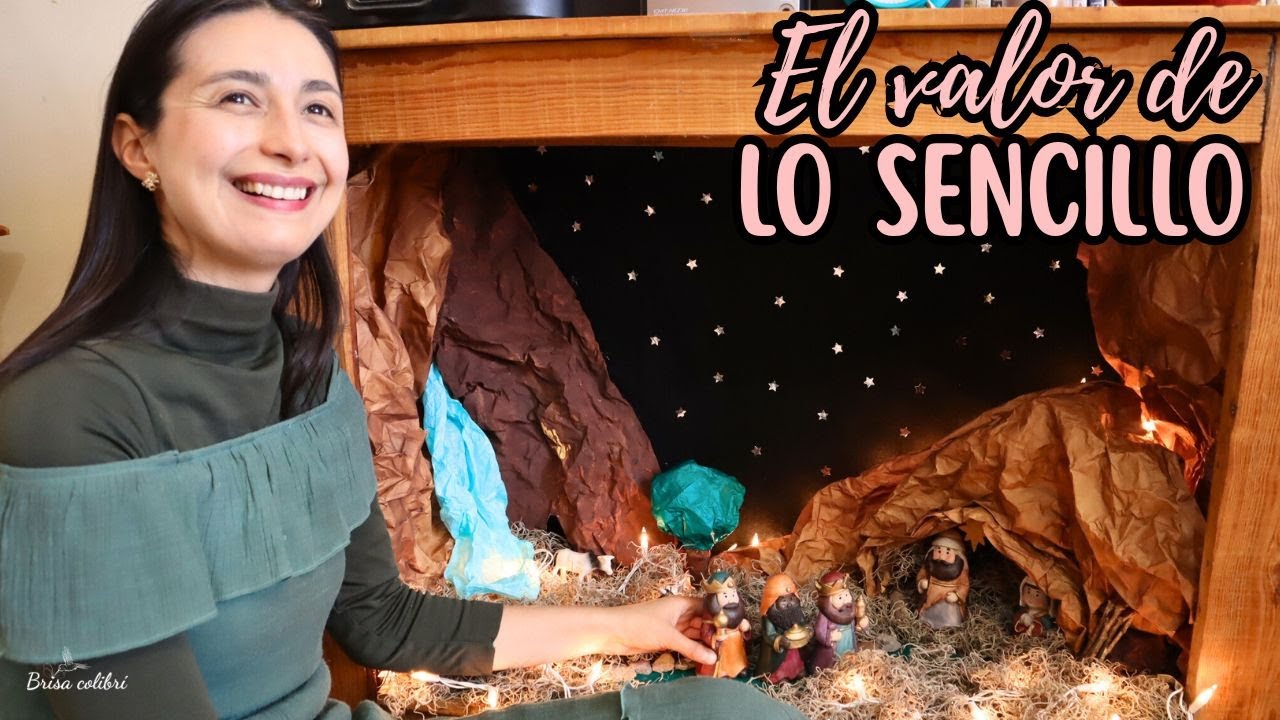 No tenía ganas de poner el Nacimiento, hasta que recordé esto...