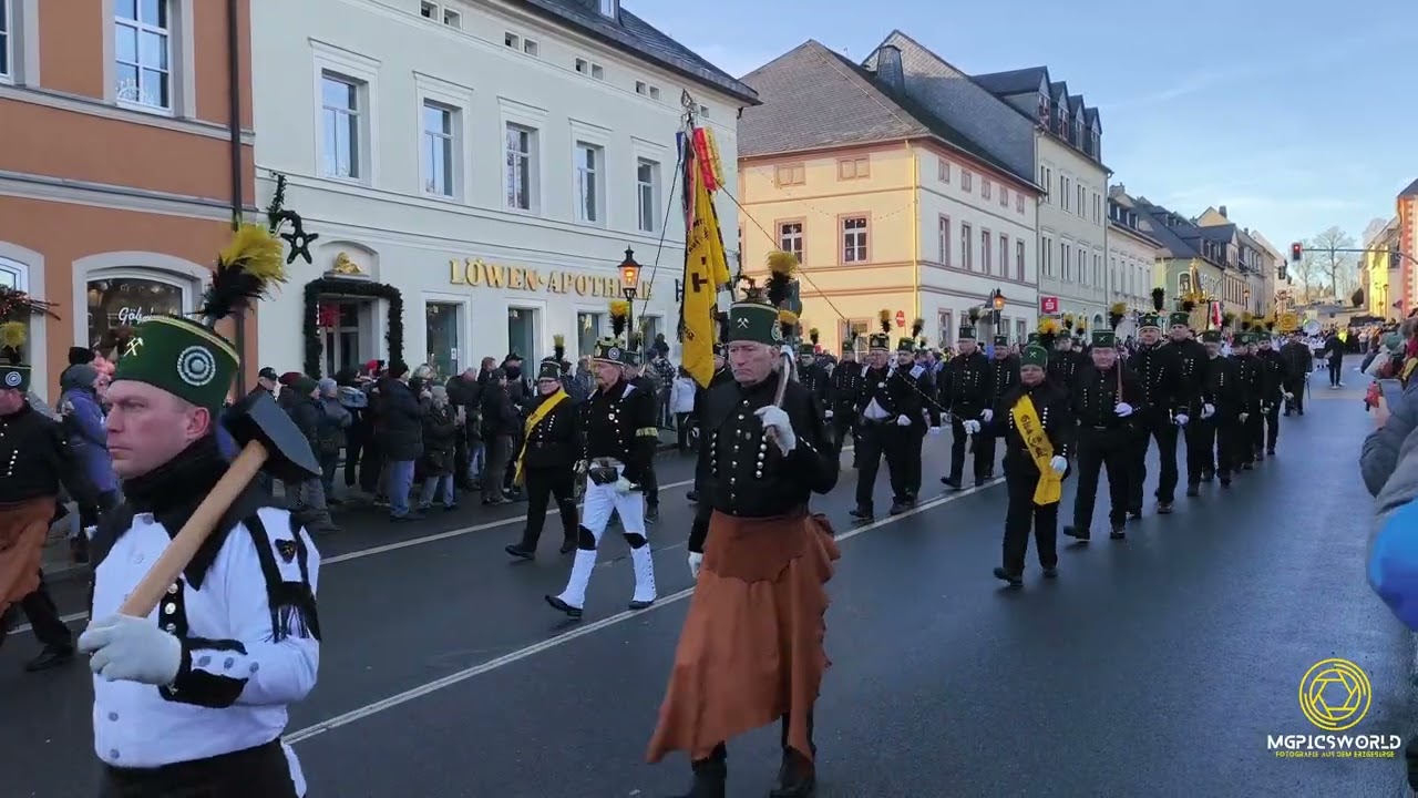 Die große Bergparade zum 3.Advent aus Marienberg.