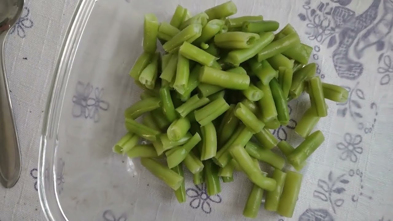 Como congelar vagem - opções de salada de vagem