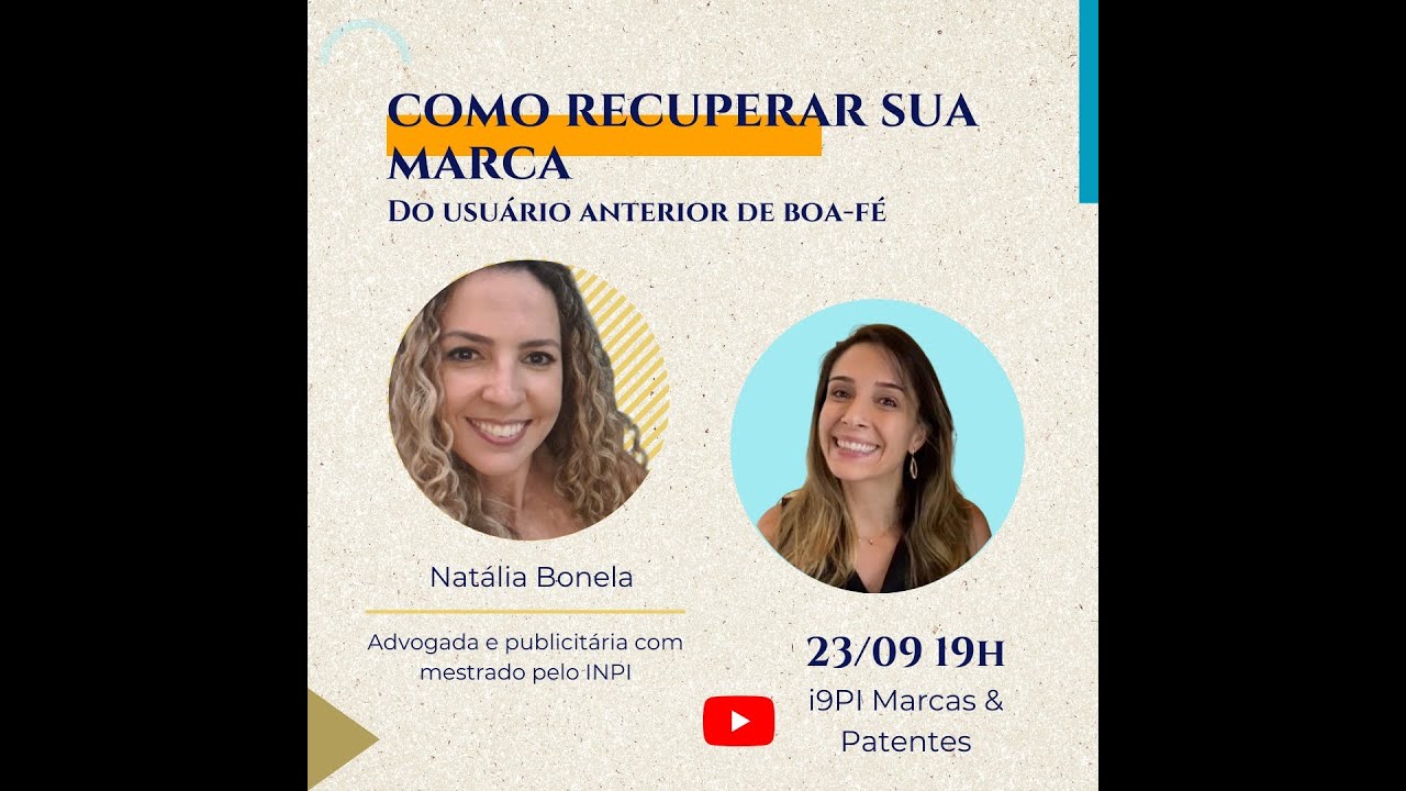 5ª DA I9 ÀS 19H- OPOSIÇÃO DE MARCAS E USUÁRIO ANTERIOR