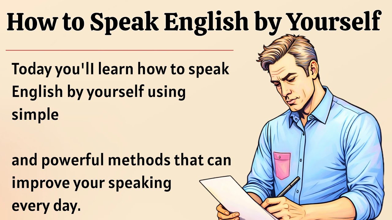 How to Speak English By Yourself || Speak English Fluently ✅ || Learn English With Podcast 