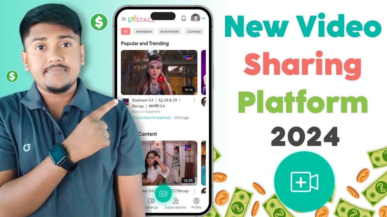 New Video Sharing Platform | Earning Platform | First Video Se Monetization On 🤑