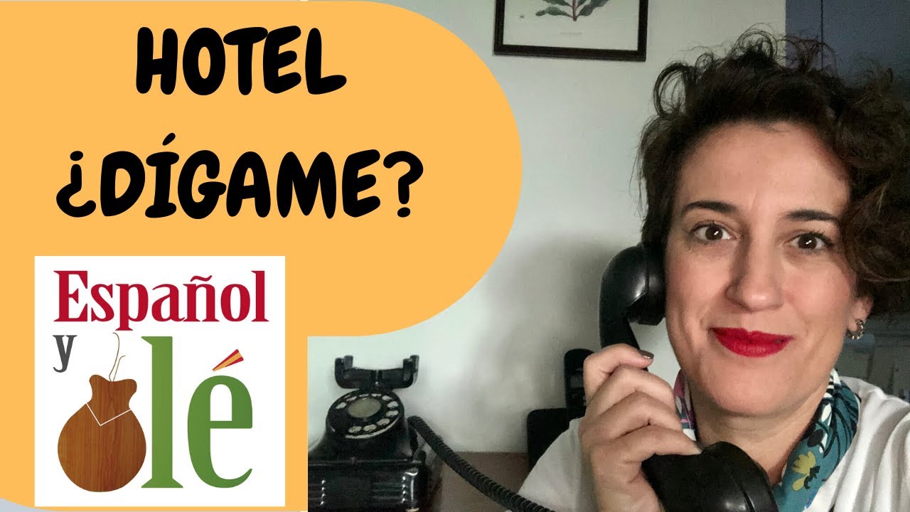 📞CONVERSACIÓN TELEFÓNICA para RESERVAR un HOTEL en Español. (How to book a hotel room in spanish)