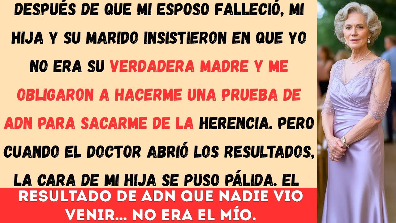 “Mi hija me obligó a hacerme una prueba de ADN para demostrar que no merecía la herencia… pero los..