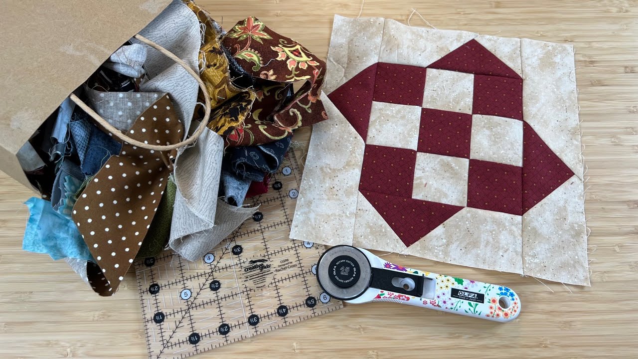 Rolling Nine-Patch Quilt from 2.5
