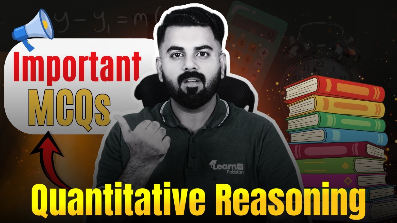 Quantitative Reasoning Punjab University | PU Admission Test 2026 | LearnUp Pakistan