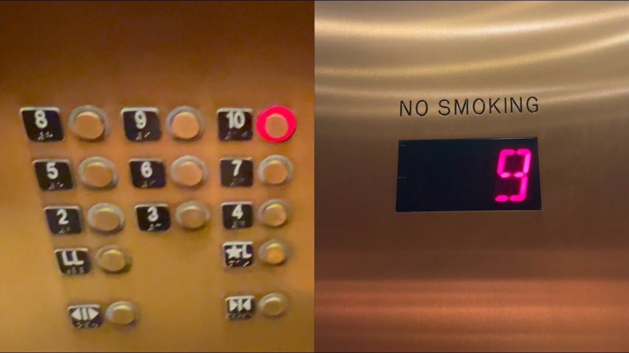 500 FPM Schindler 5500 Traction Elevators at the Capitol Towers North Tower in Charlotte, NC