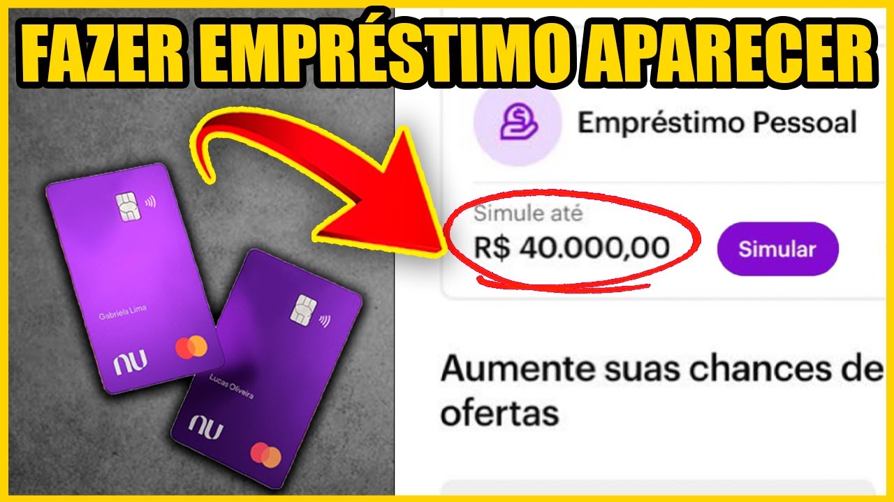 ✅Empr&eacute;stimo NUBANK como LIBERAREI e AUMENTEI meu Limite para 20 MIL direto no APP