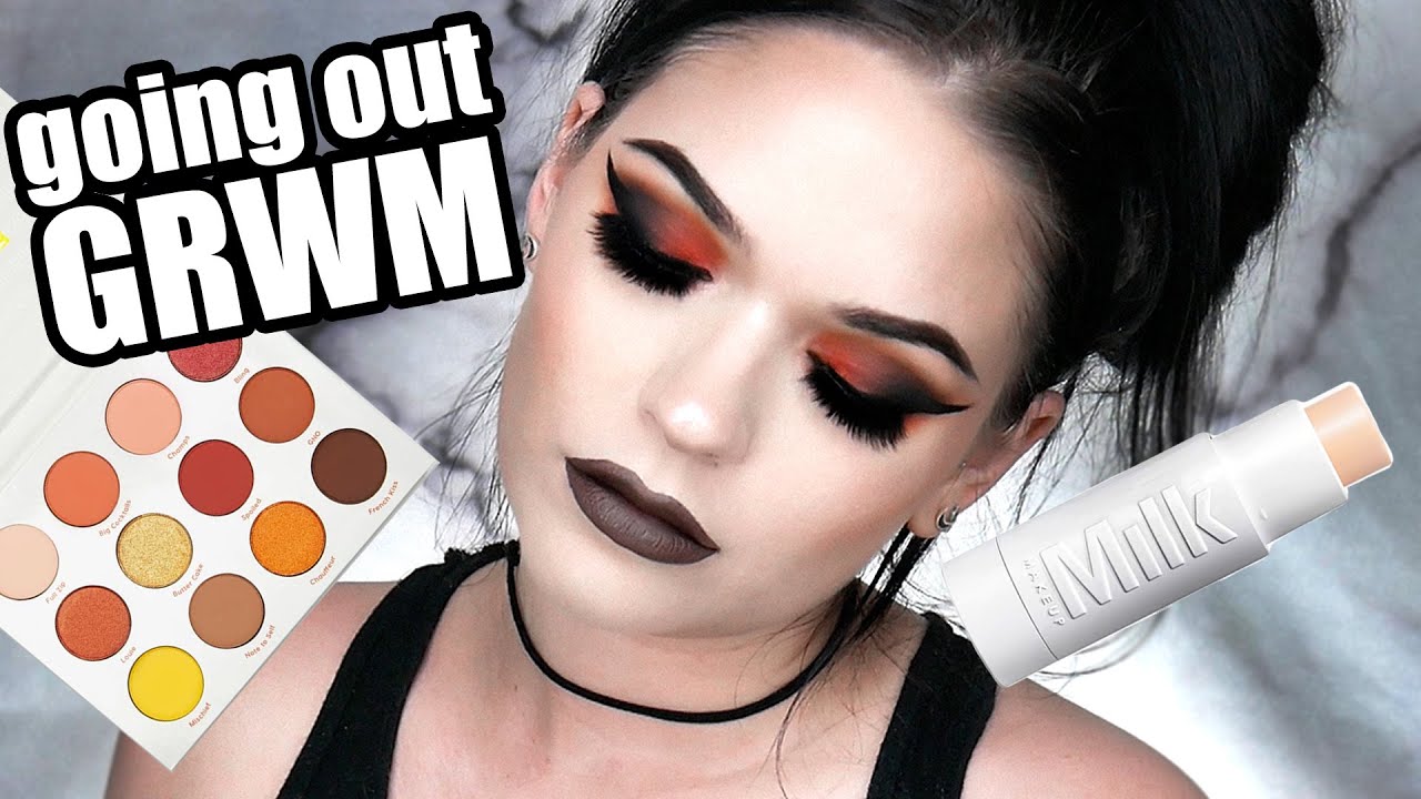 Fall Grunge 🍁🍂going to a party GRWM 🍻