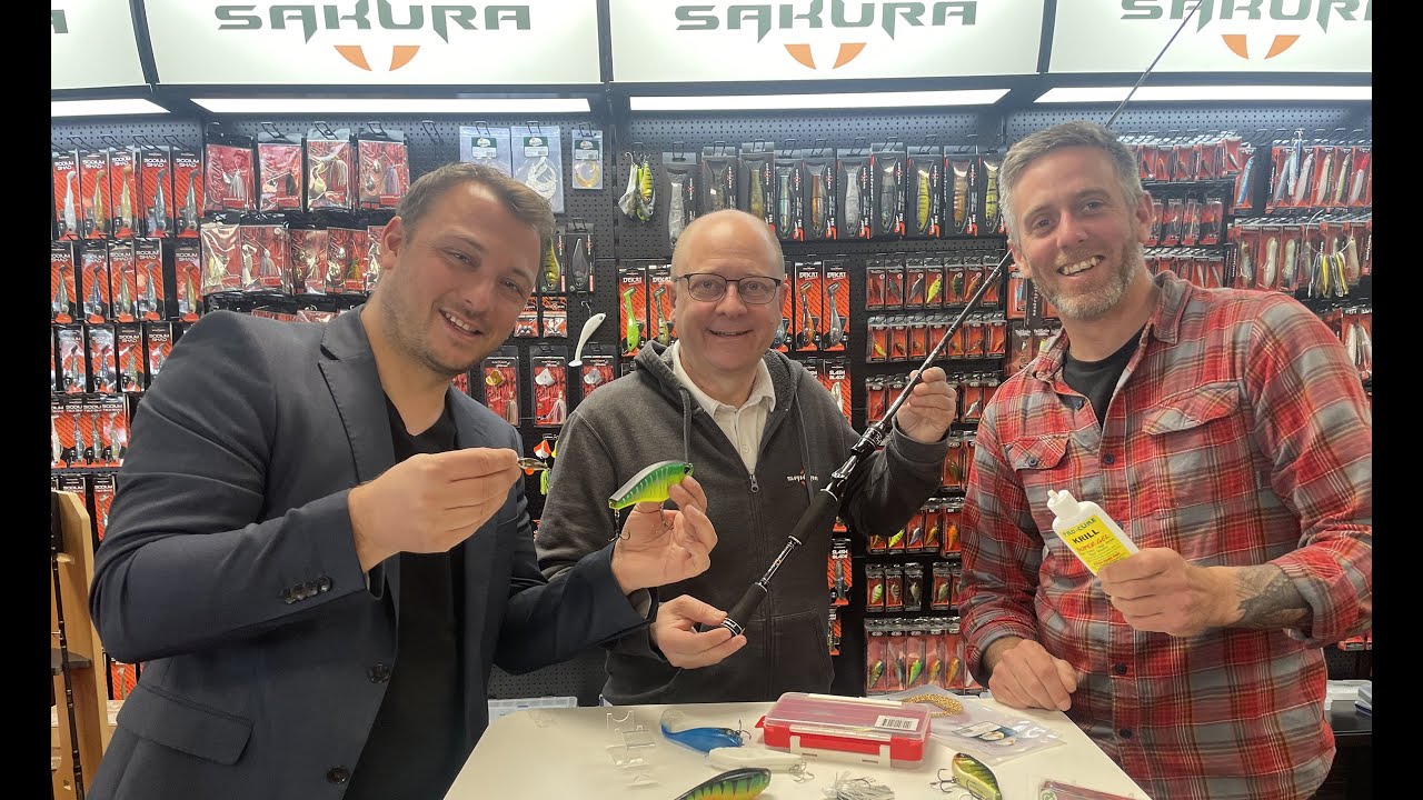 Les nouveautés leurres et cannes 2023 chez SAKURA pour la pêche du brochet, du black-bass...