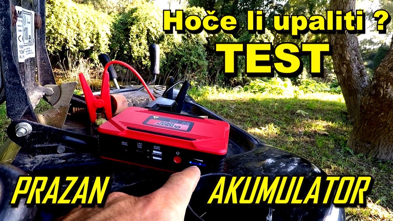 JUMP STARTER / Parkside LIDL / može li upaliti prazan akumulator ???