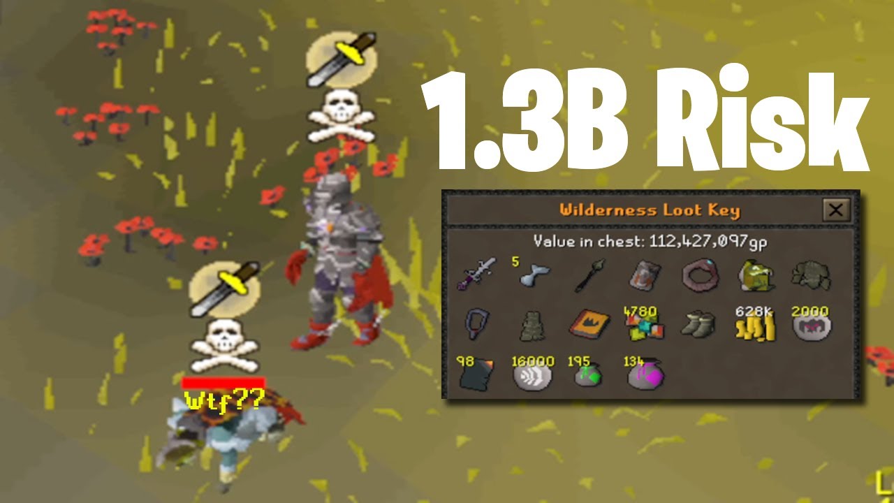 Rushing Wilderness PKers in Full Torva (1.3 Billion Risk)