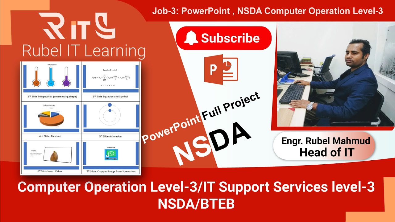 Job-3|PowerPoint Full Project | NSDA Computer Operation Level-3