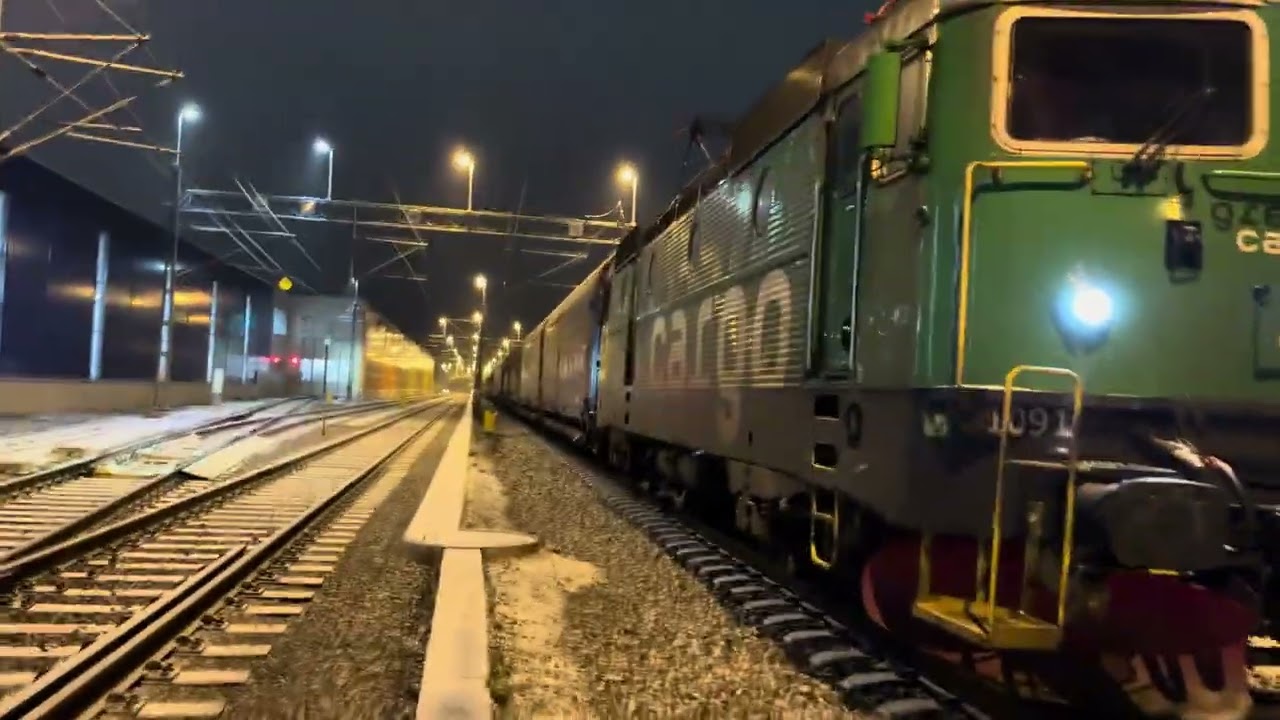 Min första video och en arbetsdag på Green Cargo.
