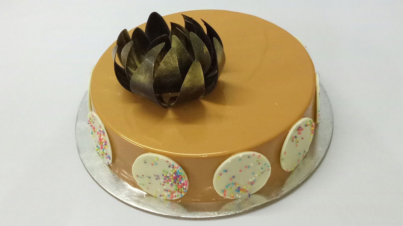 Basic new simple cake design -29 [chocolate garnishing ]