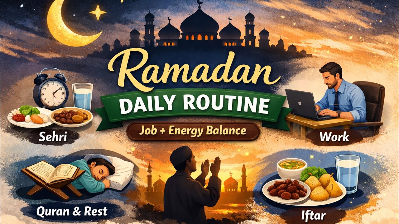 ✅ A Day in My Life During Ramadan | Job + Ibadah + Routine |#vlog #youtube #ramadan #biharifittness 