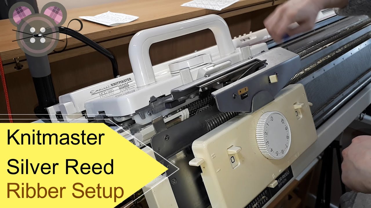 Knitmaster / Silver Reed SRP60N Ribber setup