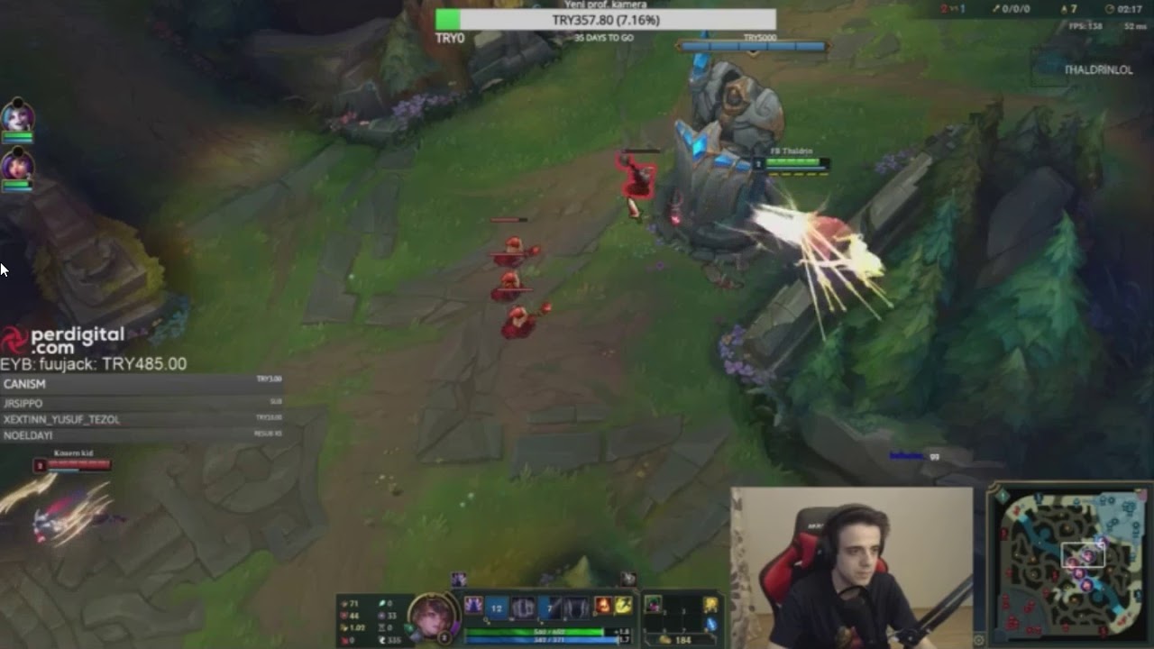 Thaldrin Vs Koearn Kid {AURORA MİD OYUNCUSU] 1VS1 ATIYOR