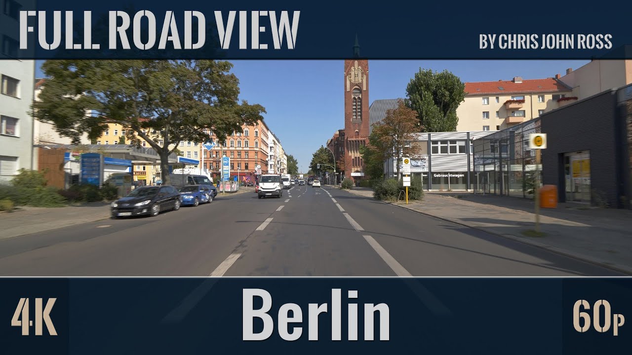 Berlin: Mitte, Moabit - Torstraße, Invalidenstraße, Alt Moabit, Turmstraße, Beusselstraße - 4K (60p)