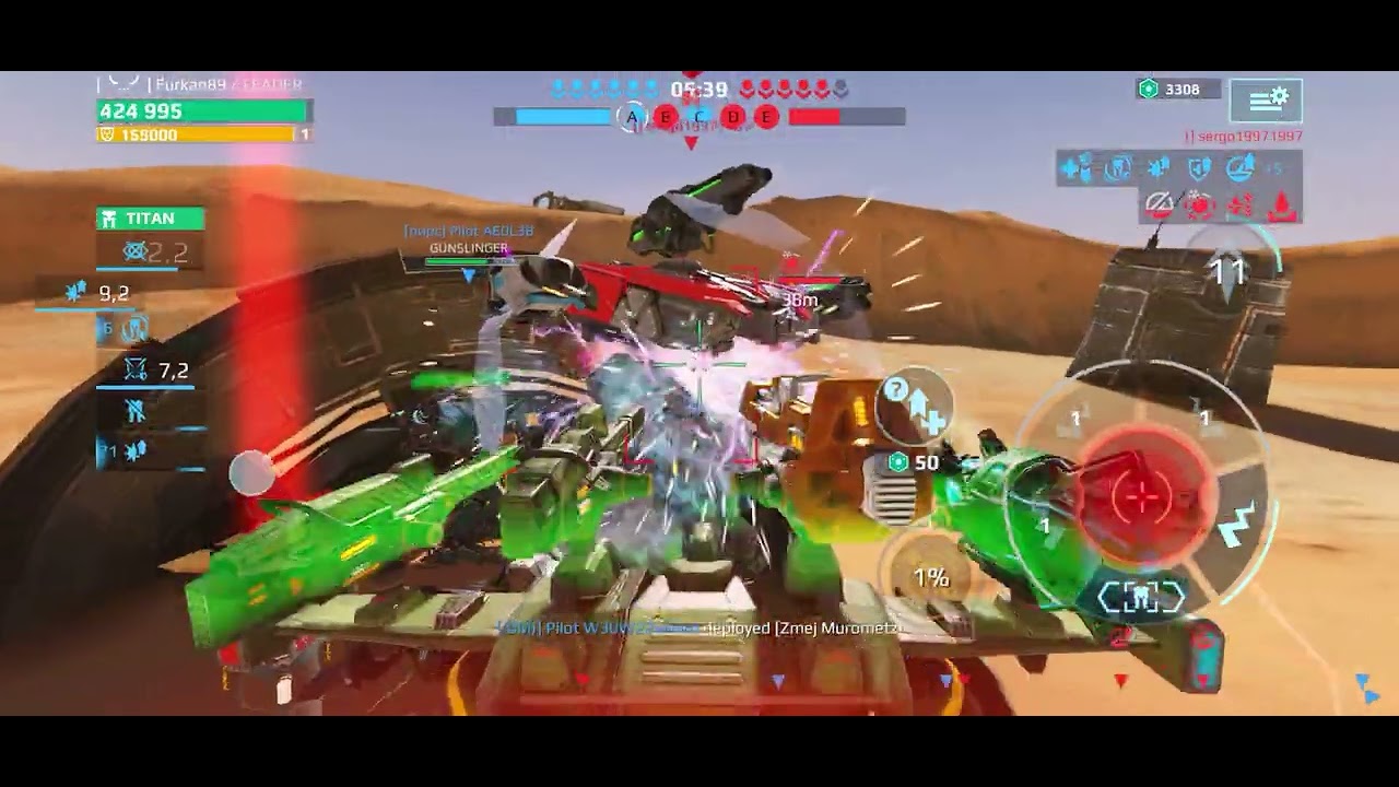 5 Titan Slayer! 22M Damage | War Robots