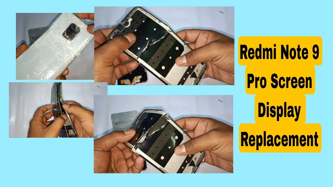 Redmi Note 9 Pro Damage mobile Screen Display Replacement