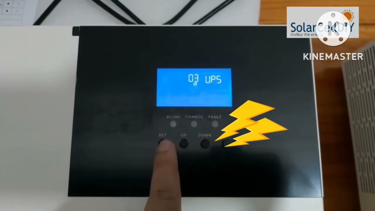 เมนู SRNE hybrid off grid inverter(HFP,MF series)